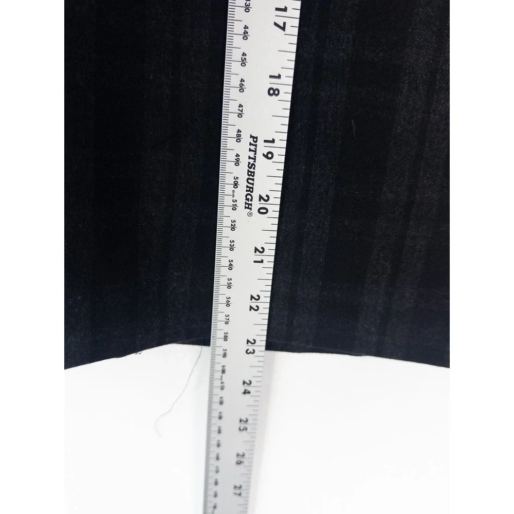 NWT Halogen Skirt Womens 6 Pencil Black Knit Belt Plaid Career‎ Office